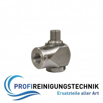 Winkeldrehgelenk aus Edelstahl ST-320 1/4" IG : 1/4" AG